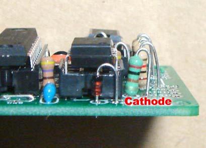 The direction of diode