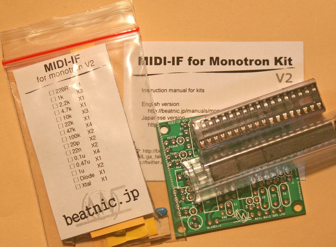 MIDI-IF KIT for monotron V2